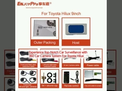 Ervaar top-notch autobewaking met 360-camera-systeem voor Toyota Hilux