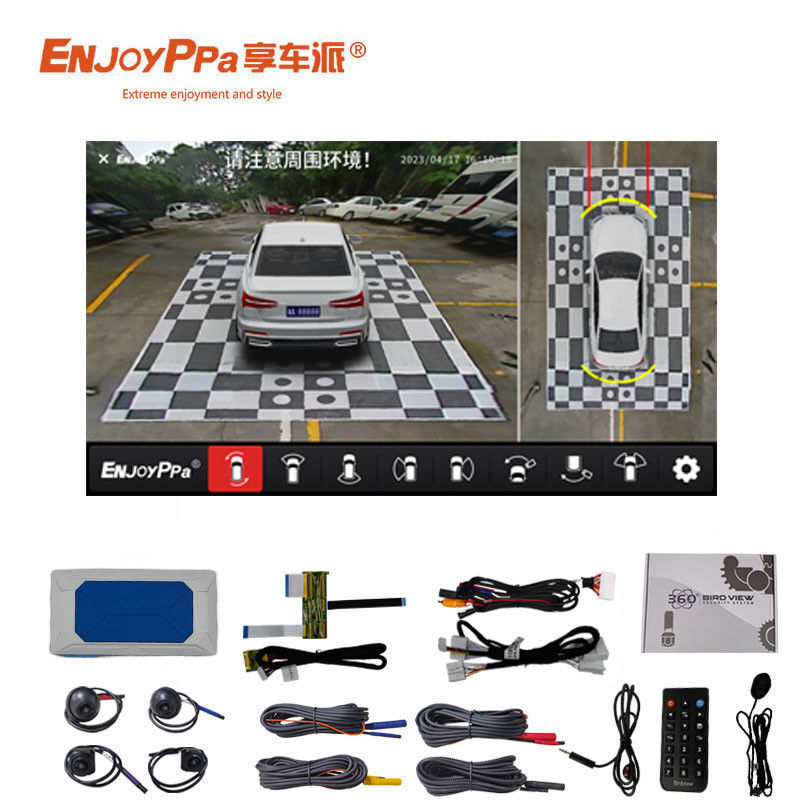 1080p HD Panorama Auto Surround Camera System Voor Toyota Reiz Met Nachtzicht