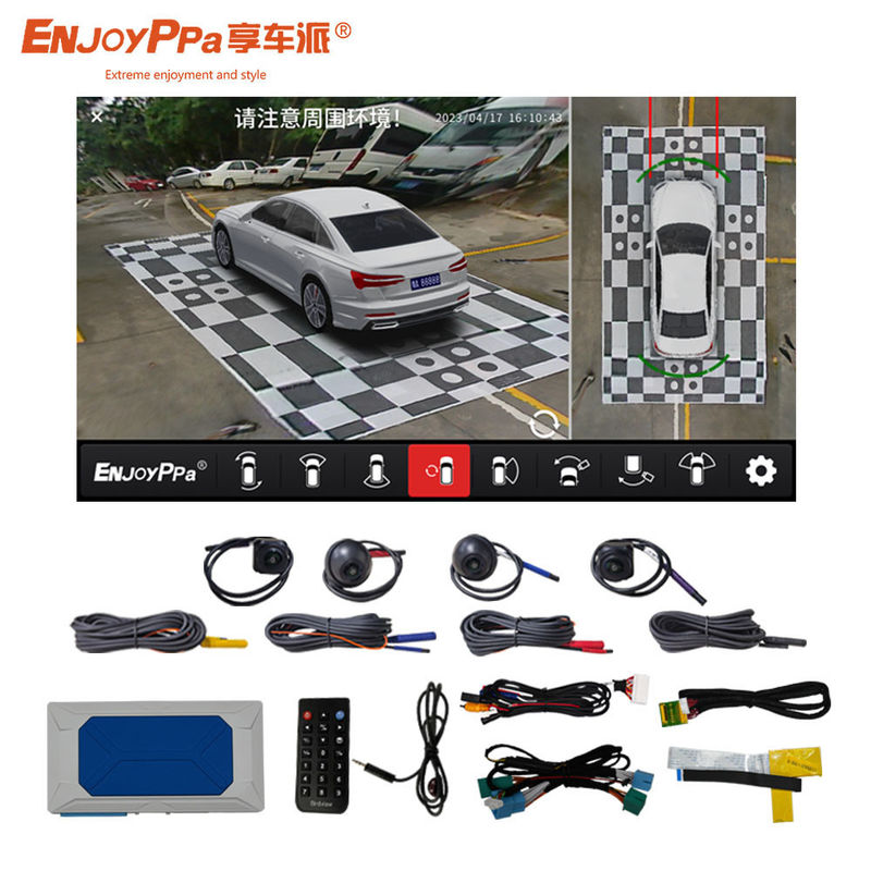 360 graden surround view camera systeem voor jeep 8,4 inch screen dvr recorder
