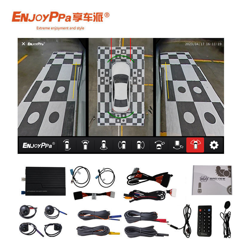 Hoge Veiligheid 360 Panorama Parking System Voor Lexus RX Met 7 inch Scherm