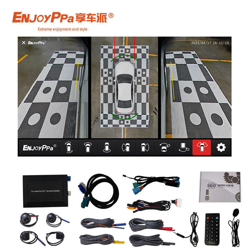 Wide Angle 360 Car Camera System voor Jeep 10
