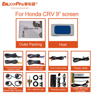 Veiligheid 360 graden auto camera panoramisch systeem voor Honda CRV 9 inch