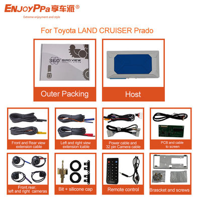 1080P Night Vision 360 Car Camera System Voor Toyota Land Cruiser Prado