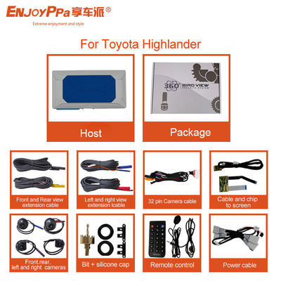 Night Vision 360 Parkeercamera Kit 1080P Voor Toyota Highlander