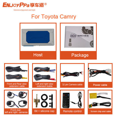 Waterdicht Cctv-systeem voor auto's met 4 camera's voor Toyota Camry