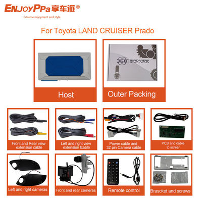 7 inch auto 360 view camera systeem voor toyota prado met hd nachtzicht