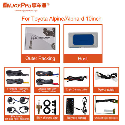 1080P 4 Way Driving Recorder 360 Car Camera System Voor Toyota ALPHARD